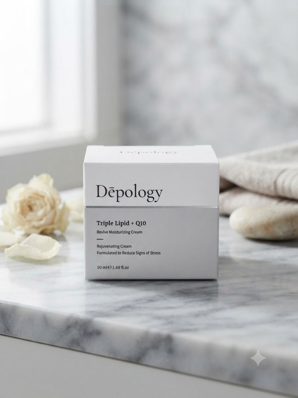 Triple Lipid + Q10 Revive Moisturizing Cream - White/Grey